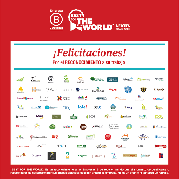 24 Empresas “B” De Chile Elegidas Entre Las Mejores Del Mundo